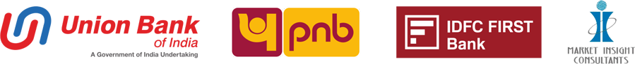 Union Bank of India, PNB, IDFC First Bank Associated Sponsors Logo